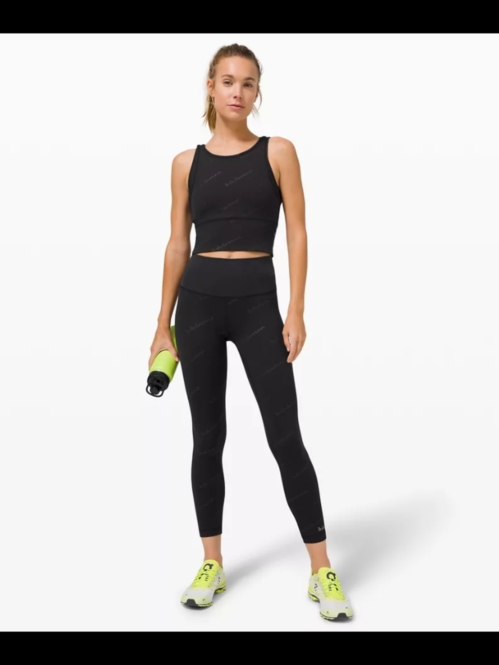 lululemon Athletica Power Pivot Cropped Top